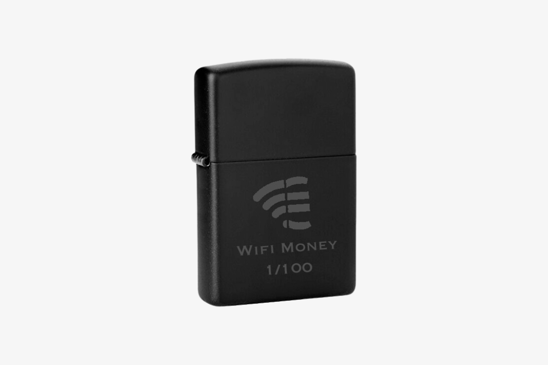 Wifimoney limited edition zippo